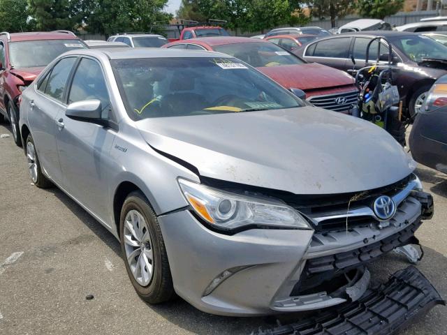 4T1BD1FKXGU185443 - 2016 TOYOTA CAMRY HYBR SILVER photo 1