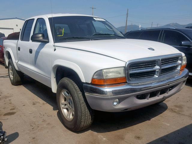 1D7HG48N53S168530 - 2003 DODGE DAKOTA QUA WHITE photo 1