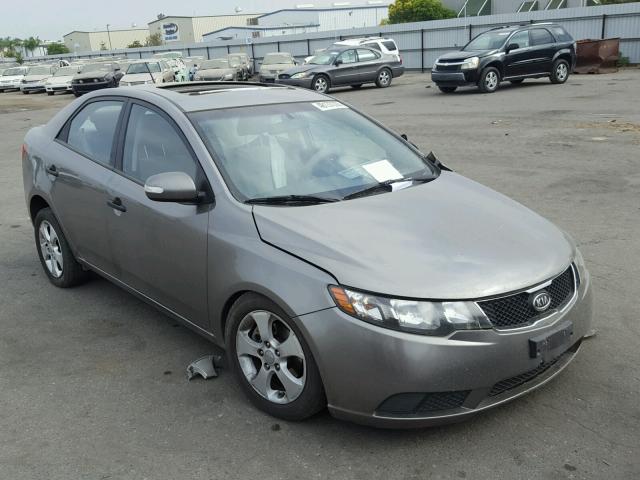 KNAFU4A22A5141658 - 2010 KIA FORTE EX GRAY photo 1