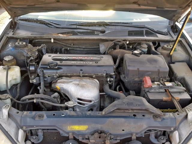 4T1BE32K12U575080 - 2002 TOYOTA CAMRY LE BLUE photo 7