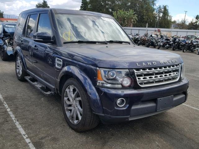 SALAK2V65FA774893 - 2015 LAND ROVER LR4 HSE LU BLUE photo 1