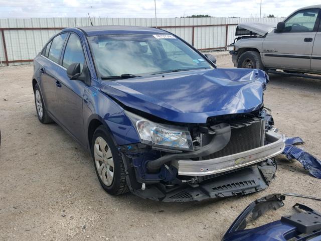 1G1PD5SH1C7166650 - 2012 CHEVROLET CRUZE LS BLUE photo 1