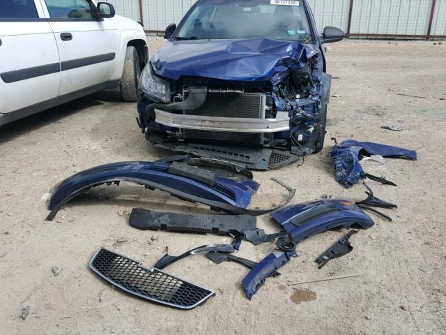 1G1PD5SH1C7166650 - 2012 CHEVROLET CRUZE LS BLUE photo 9