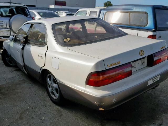 JT8BF12G1T0151455 - 1996 LEXUS ES 300 WHITE photo 3