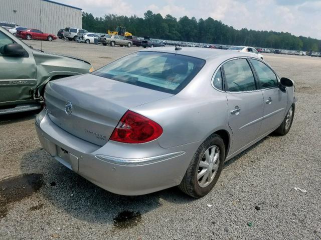 2G4WD582261271829 - 2006 BUICK LACROSSE C SILVER photo 4