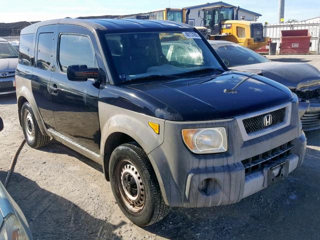 5J6YH17283L015920 - 2003 HONDA ELEMENT DX BLACK photo 1