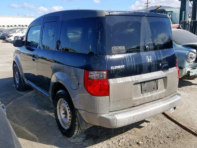 5J6YH17283L015920 - 2003 HONDA ELEMENT DX BLACK photo 3