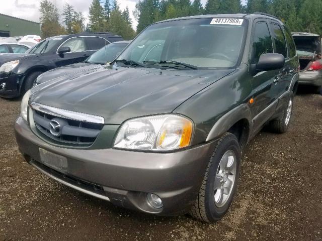 4F2YU09102KM55473 - 2002 MAZDA TRIBUTE LX GREEN photo 2