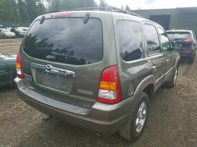 4F2YU09102KM55473 - 2002 MAZDA TRIBUTE LX GREEN photo 4