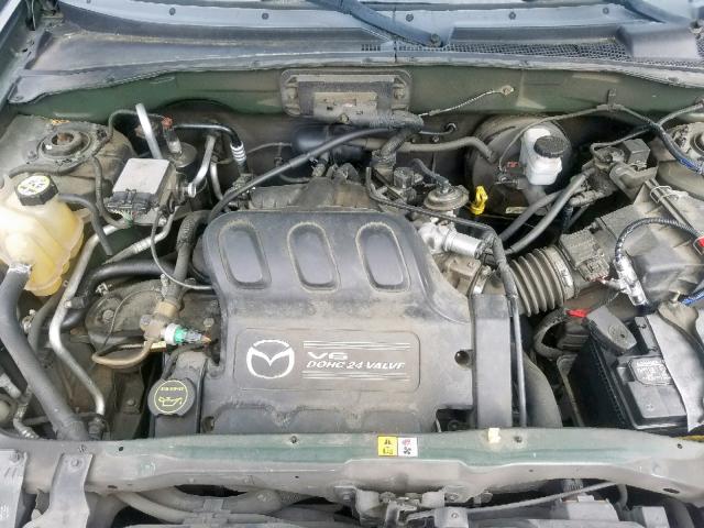 4F2YU09102KM55473 - 2002 MAZDA TRIBUTE LX GREEN photo 7