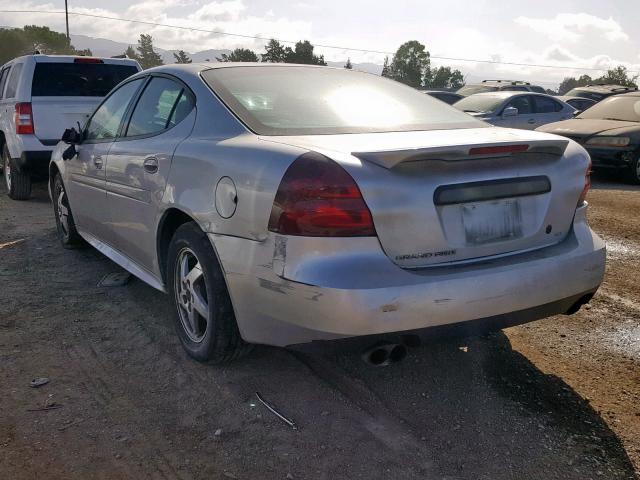 2G2WP522741179184 - 2004 PONTIAC GRAND PRIX GRAY photo 3