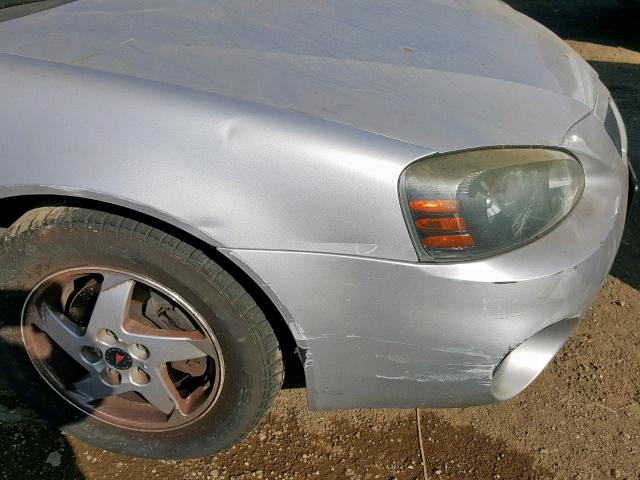 2G2WP522741179184 - 2004 PONTIAC GRAND PRIX GRAY photo 9