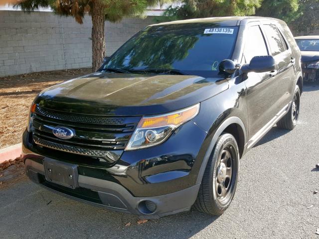 1FM5K8AR8EGB27570 - 2014 FORD EXPLORER P BLACK photo 2