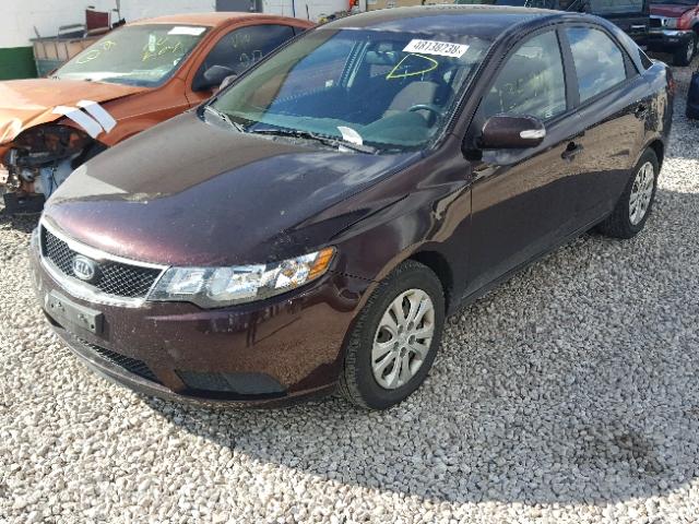 KNAFU4A29A5167433 - 2010 KIA FORTE EX PURPLE photo 2