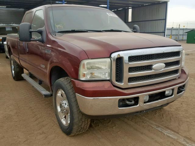 1FTWW31P76EA52050 - 2006 FORD F350 SRW S MAROON photo 1