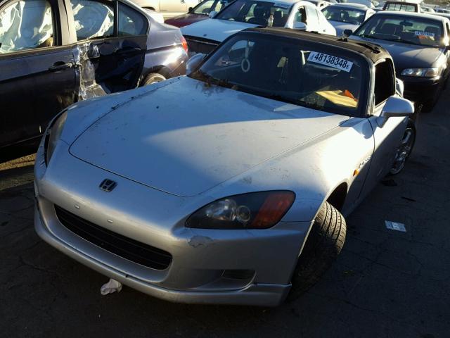 JHMAP11462T003413 - 2002 HONDA S2000 SILVER photo 2