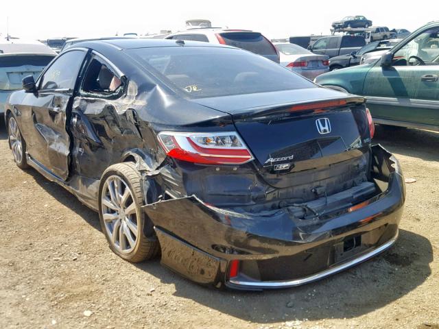 1HGCT2B85FA001393 - 2015 HONDA ACCORD EXL BLACK photo 3