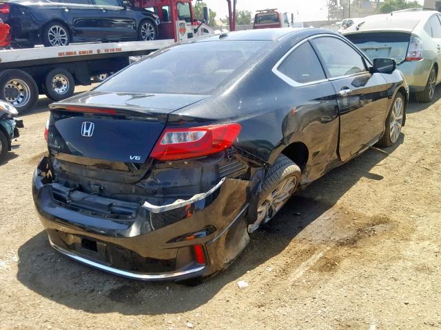 1HGCT2B85FA001393 - 2015 HONDA ACCORD EXL BLACK photo 4