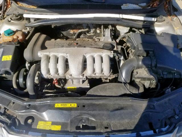 YV1TS94D111163500 - 2001 VOLVO S80 SILVER photo 7