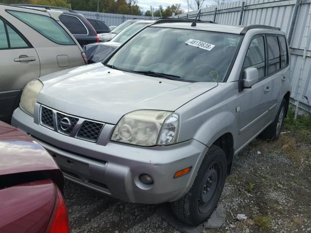 JN8BT08V76W201940 - 2006 NISSAN X-TRAIL XE SILVER photo 2