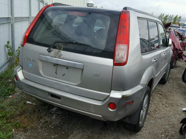 JN8BT08V76W201940 - 2006 NISSAN X-TRAIL XE SILVER photo 4