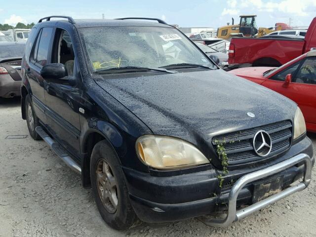 4JGAB54E01A260066 - 2001 MERCEDES-BENZ ML 320 BLACK photo 1