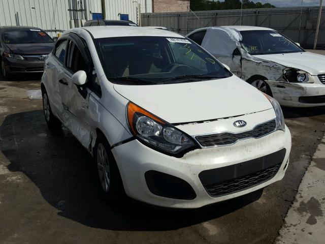 KNADN5A31F6428817 - 2015 KIA RIO EX WHITE photo 1