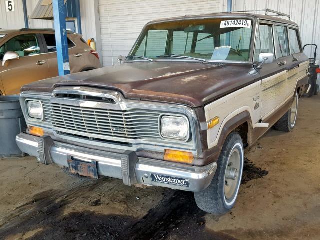 J9A15NN026308 - 1979 JEEP WAGONEER BROWN photo 2