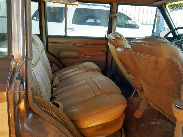 J9A15NN026308 - 1979 JEEP WAGONEER BROWN photo 6