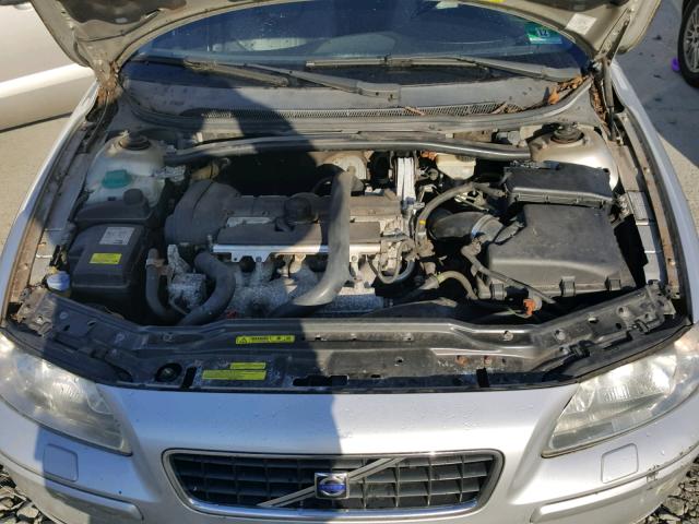 YV1RH592662514573 - 2006 VOLVO S60 2.5T SILVER photo 7