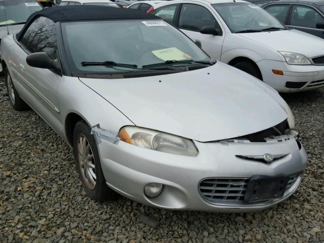 1C3EL65R53N525901 - 2003 CHRYSLER SEBRING LI SILVER photo 1