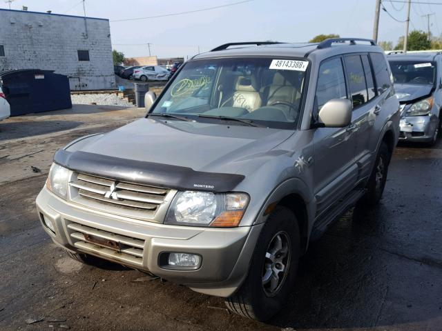 JA4MW51RX2J004946 - 2002 MITSUBISHI MONTERO LI GRAY photo 2