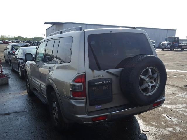 JA4MW51RX2J004946 - 2002 MITSUBISHI MONTERO LI GRAY photo 3