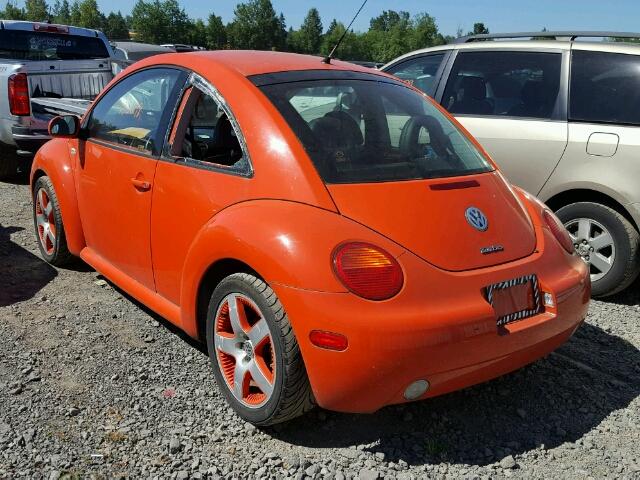 3VWCD21CX2M424868 - 2002 VOLKSWAGEN NEW BEETLE ORANGE photo 3