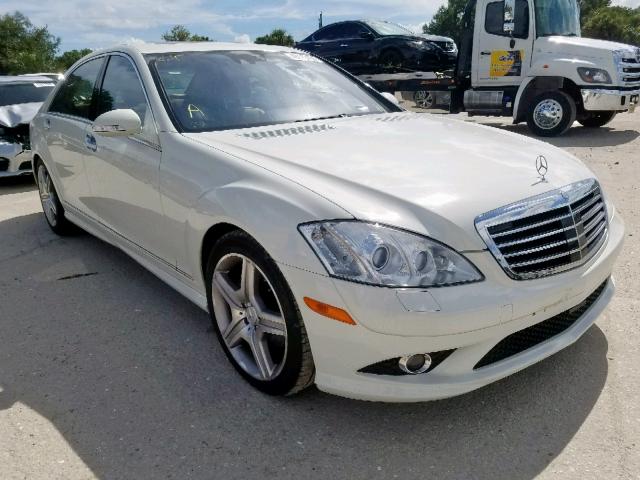 WDDNG71X29A277803 - 2009 MERCEDES-BENZ S 550 WHITE photo 1