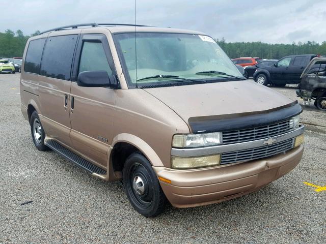 1GNDM19W71B131975 - 2001 CHEVROLET ASTRO GOLD photo 1