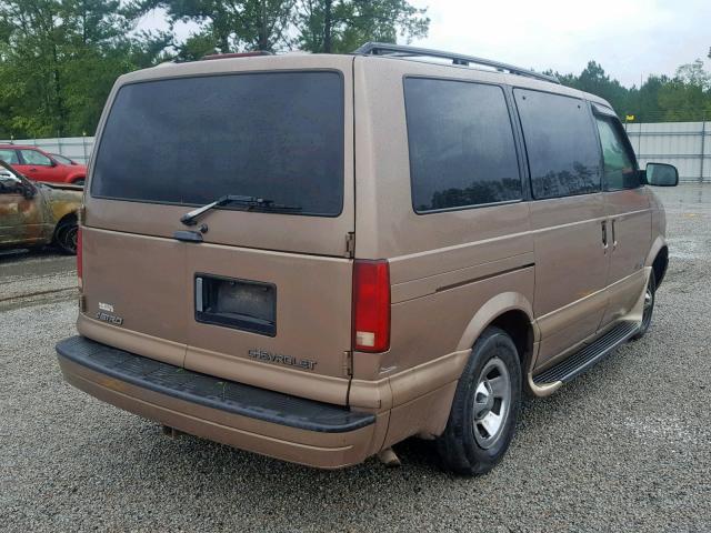 1GNDM19W71B131975 - 2001 CHEVROLET ASTRO GOLD photo 4