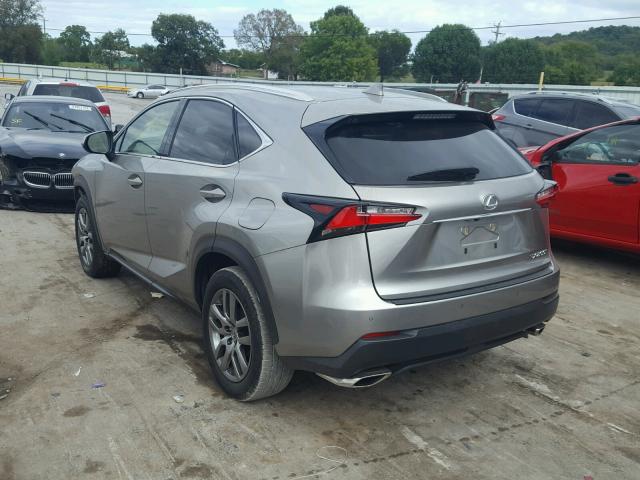 JTJYARBZ5G2024953 - 2016 LEXUS NX 200T SILVER photo 3