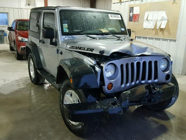 1C4AJWAG2DL674977 - 2013 JEEP WRANGLER S SILVER photo 1