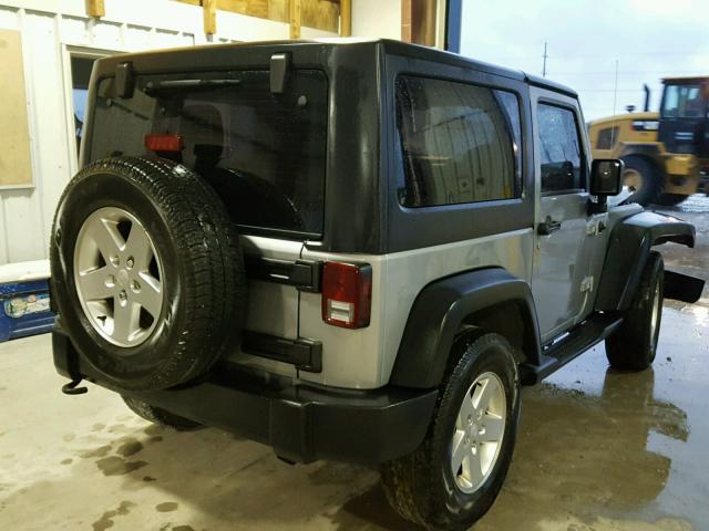 1C4AJWAG2DL674977 - 2013 JEEP WRANGLER S SILVER photo 4