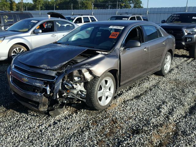 1G1ZA5EU5BF353047 - 2011 CHEVROLET MALIBU LS CHARCOAL photo 2