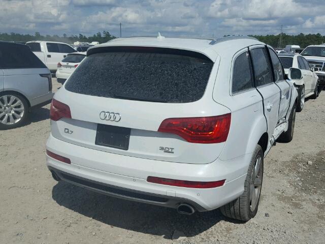 WA1DGAFE2ED012103 - 2014 AUDI Q7 PRESTIG WHITE photo 4