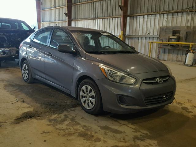 KMHCT4AE6GU942879 - 2016 HYUNDAI ACCENT SE GRAY photo 1