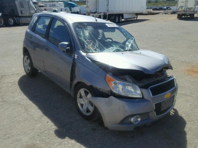 KL1TG6DE1BB169637 - 2011 CHEVROLET AVEO LT SILVER photo 1