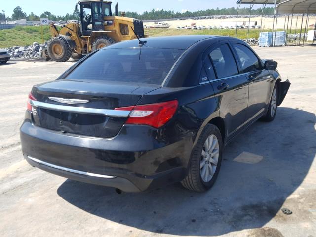 1C3BC1FB1BN606657 - 2011 CHRYSLER 200 TOURIN BLACK photo 4