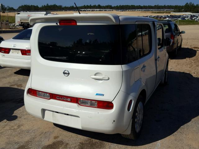 JN8AZ2KR1ET350829 - 2014 NISSAN CUBE S WHITE photo 4