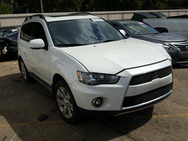 JA4AS3AW8BU010493 - 2011 MITSUBISHI OUTLANDER WHITE photo 1