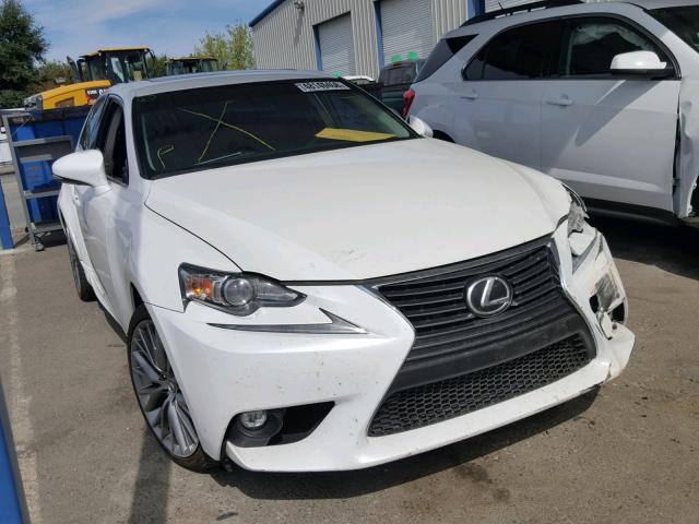 JTHBF1D25F5044692 - 2015 LEXUS IS 250 WHITE photo 1