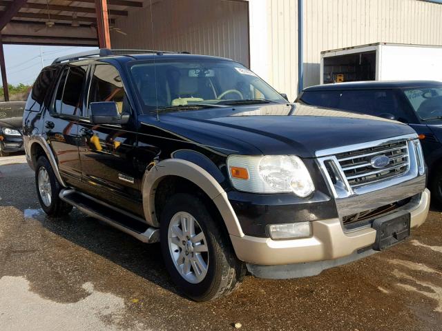 1FMEU64E27UB26510 - 2007 FORD EXPLORER E BLACK photo 1