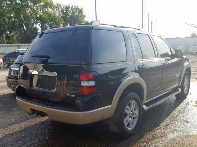 1FMEU64E27UB26510 - 2007 FORD EXPLORER E BLACK photo 4